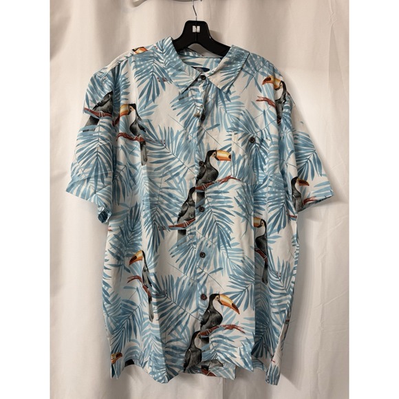 Havana Jim Hawaiian Short Sleeve Button Up Shirt Men's XXL NWT (MSRP $55) K28 - Picture 1 of 4